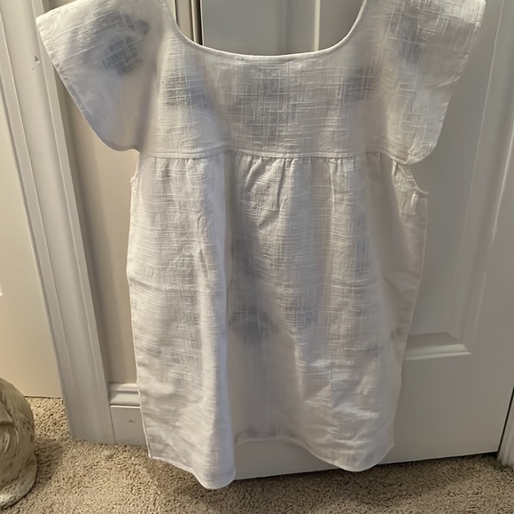 NWT Never A Wallflower Embroidered Seashell Top Size XS - Picture 4 of 4